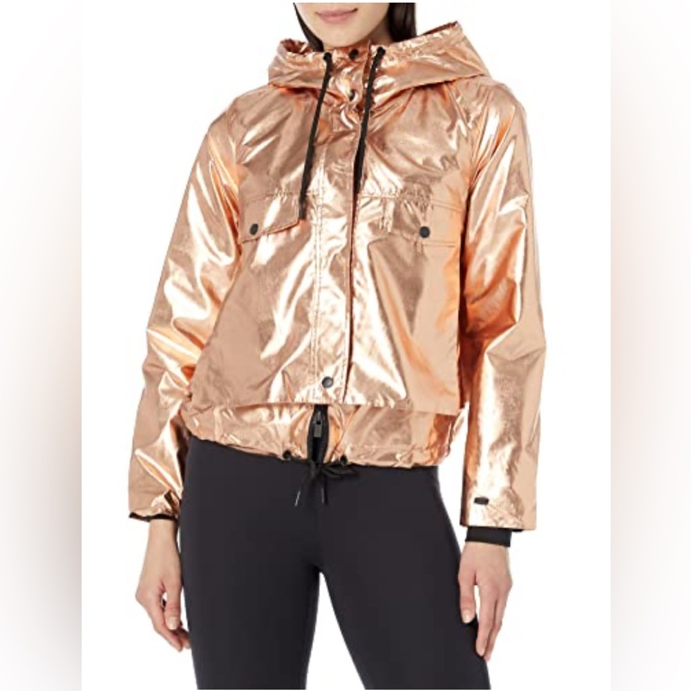 DKNY Shimmering Copper Women's Utility Jacket